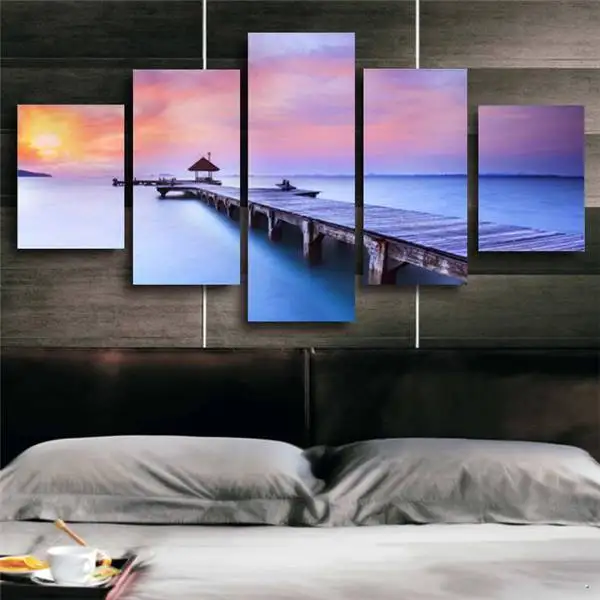 5 Piece Sunset Seascape Blue Seawater Modern Wall Wedding Art Hd Picture Canvas Print Painting For Living Room Decor Unframed
5 Piece Sunset Seascape Blue Seawater Modern Wall Wedding Art Hd Picture Canvas Print Painting For Living Room Decor Unframed