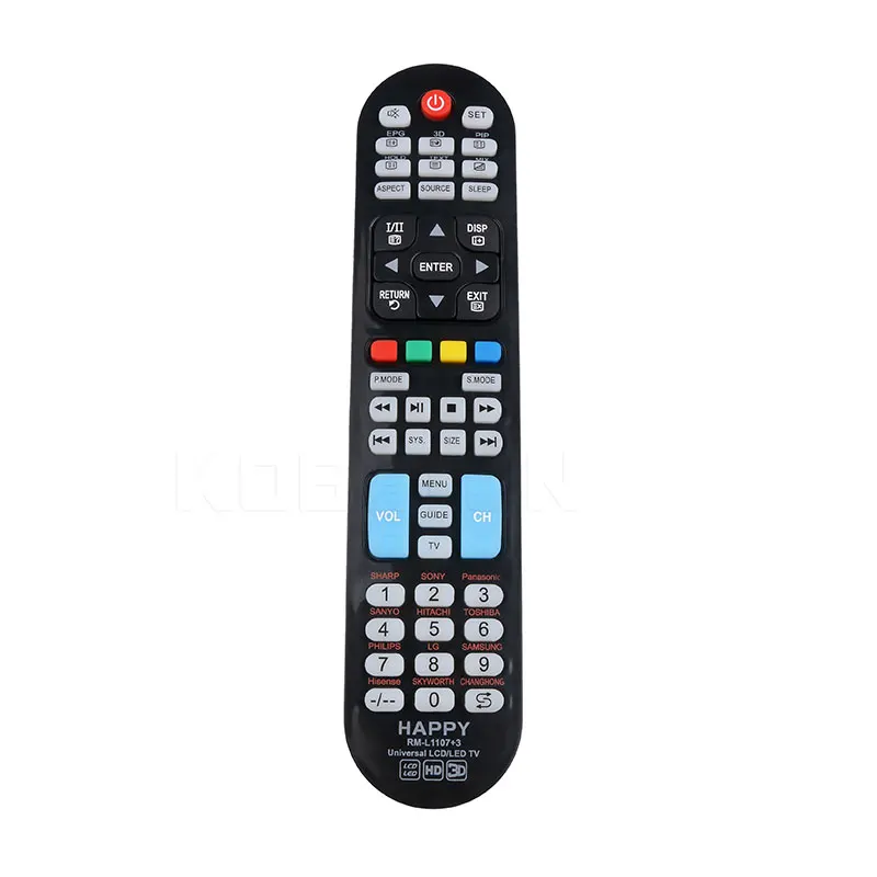 Kebidu RM-L1107 + 3 ТВ пульт дистанционного управления для всех светодиодных