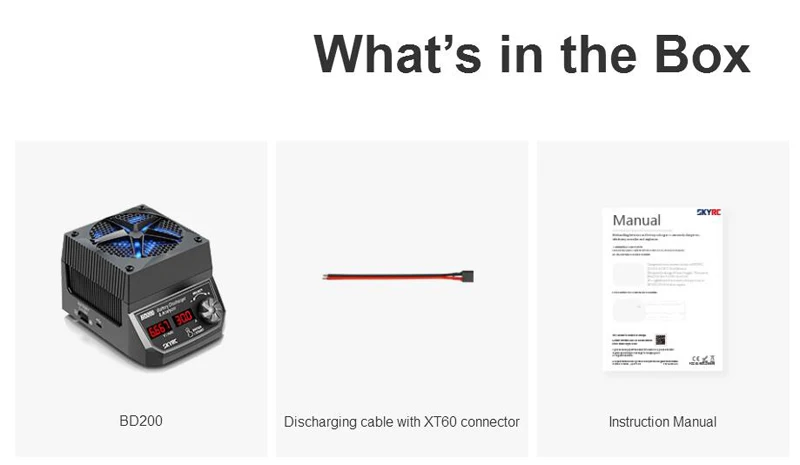 SkyRC BD200 200W 30A Battery Discharger & Analyzer 5.4-35V Lipo LiHV NiMH Constant Power Current Capacity Load Tester
SkyRC BD200 200W 30A Battery Discharger & Analyzer 5.4-35V Lipo LiHV NiMH Constant Power Current Capacity Load Tester