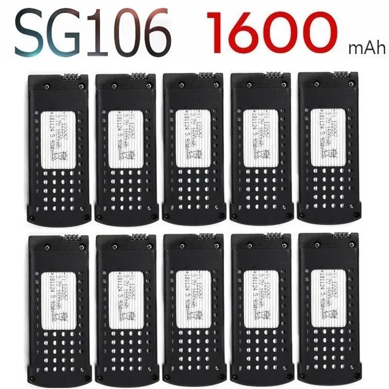 Для SG106 1600 мАч 3,7 в Lipo Батарея для RC геликоптер Дрон Квадрокоптер запасные Запчасти 3,7 V Перезаряжаемые Батарея SG-106 1 шт.-10 шт.
Для SG106 1600 мАч 3,7 в Lipo Батарея для RC геликоптер Дрон Квадрокоптер запасные Запчасти 3,7 V Перезаряжаемые Батарея SG-106 1 шт.-10 шт.