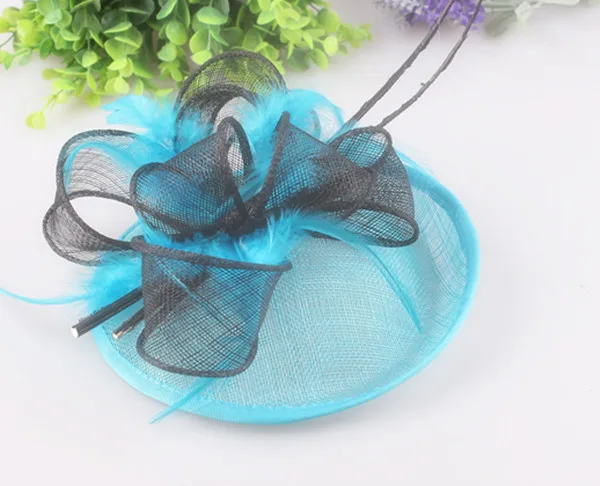 Elegant Women Sinamay Hats Feather Fascinator Hair Accessories Nice Cocktail Hats Party Headwear Wedding and Bridal Fedora Cap
Elegant Women Sinamay Hats Feather Fascinator Hair Accessories Nice Cocktail Hats Party Headwear Wedding and Bridal Fedora Cap