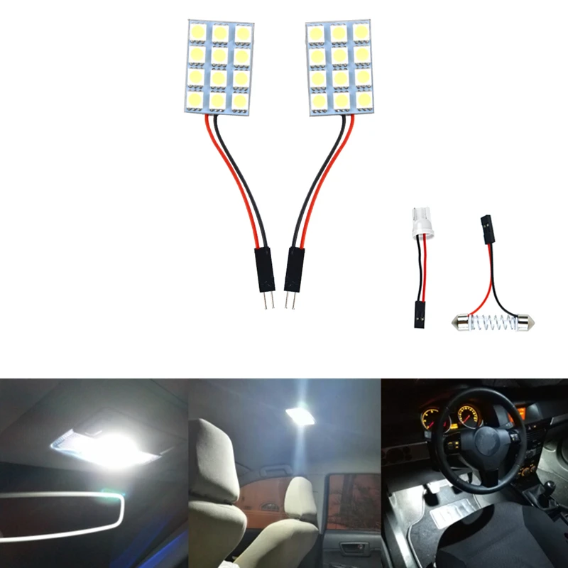 Авто внутренняя отделка Festoon BA9S DC T10 W5W лампа для багажника Встраиваемый