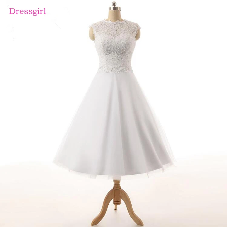 Lace Vestido De Noiva Wedding Dresses A-line Cap Sleeves Tea Length Lace Boho Cheap Short Wedding Gown Bridal Dresses
Lace Vestido De Noiva Wedding Dresses A-line Cap Sleeves Tea Length Lace Boho Cheap Short Wedding Gown Bridal Dresses