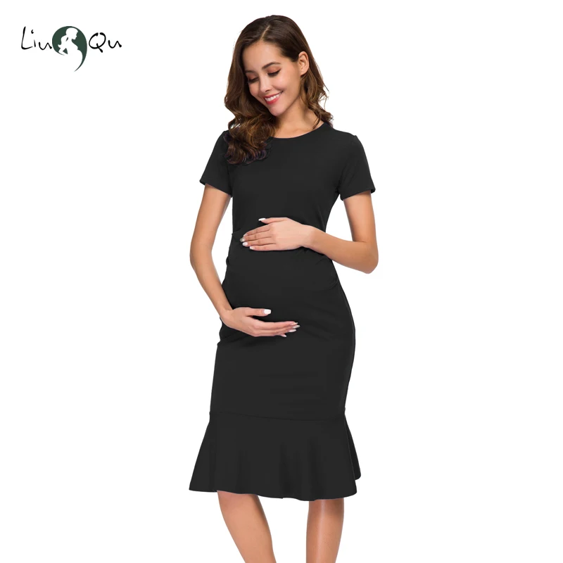 Womens Short Sleeve Baby Shower Side Ruching Ruffles Mermaid Maternity Dresses Pregnant Clothing Flattering Soft Summer Dress
Womens Short Sleeve Baby Shower Side Ruching Ruffles Mermaid Maternity Dresses Pregnant Clothing Flattering Soft Summer Dress