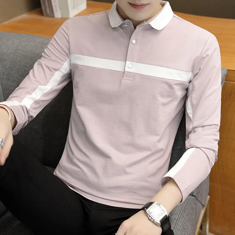 men clothes 2018 new polo shirt male cotton long sleeve Polo shirt leisure new winter cultivate morality color
men clothes 2018 new polo shirt male cotton long sleeve Polo shirt leisure new winter cultivate morality color