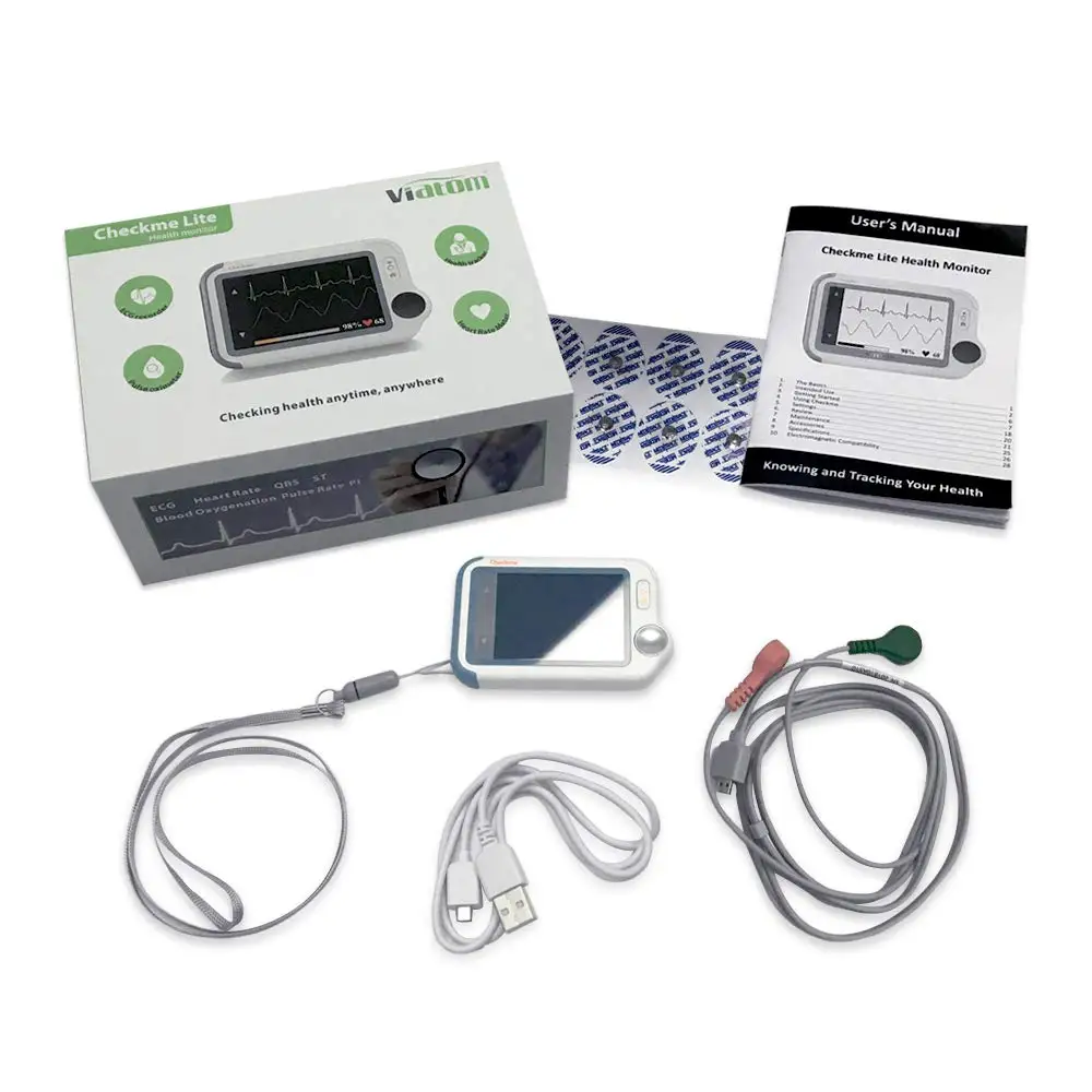 ЭКГ/ЭКГ Holter Tracker Портативный бытовой оксиметр с монитором кровяного давления ПК