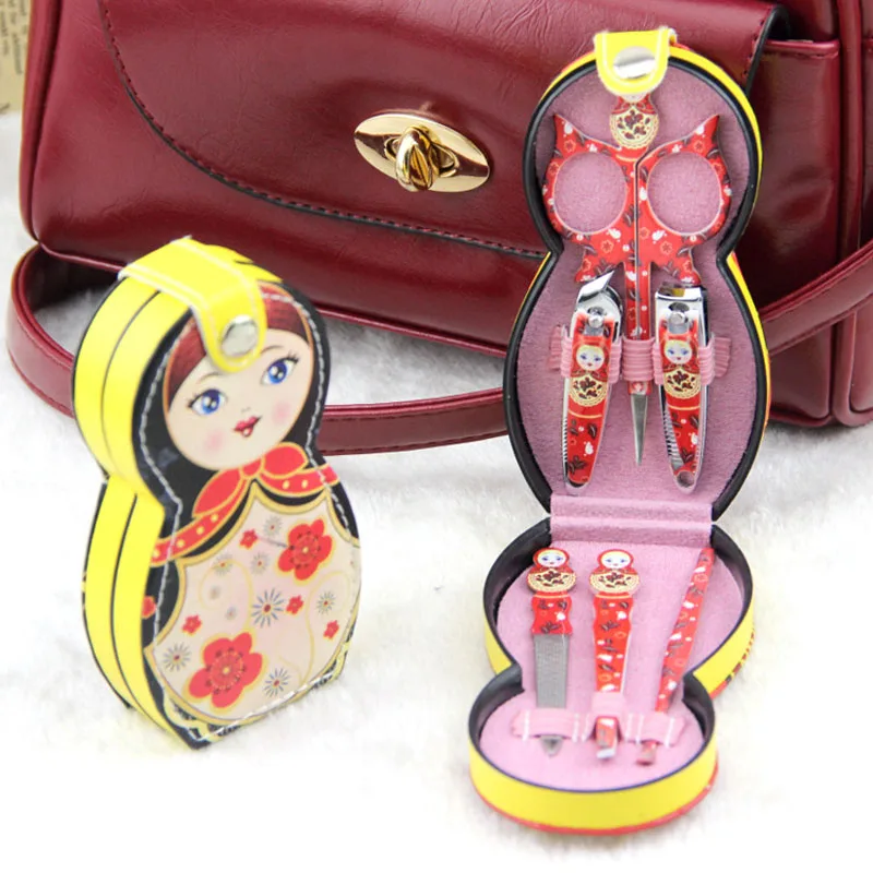 Manicure & Pedicure Set Nail Clippers Scissors Grooming Tools Tweezers Russian Doll Nail Care Tool Wedding Favor Gift ZA1646
Manicure & Pedicure Set Nail Clippers Scissors Grooming Tools Tweezers Russian Doll Nail Care Tool Wedding Favor Gift ZA1646