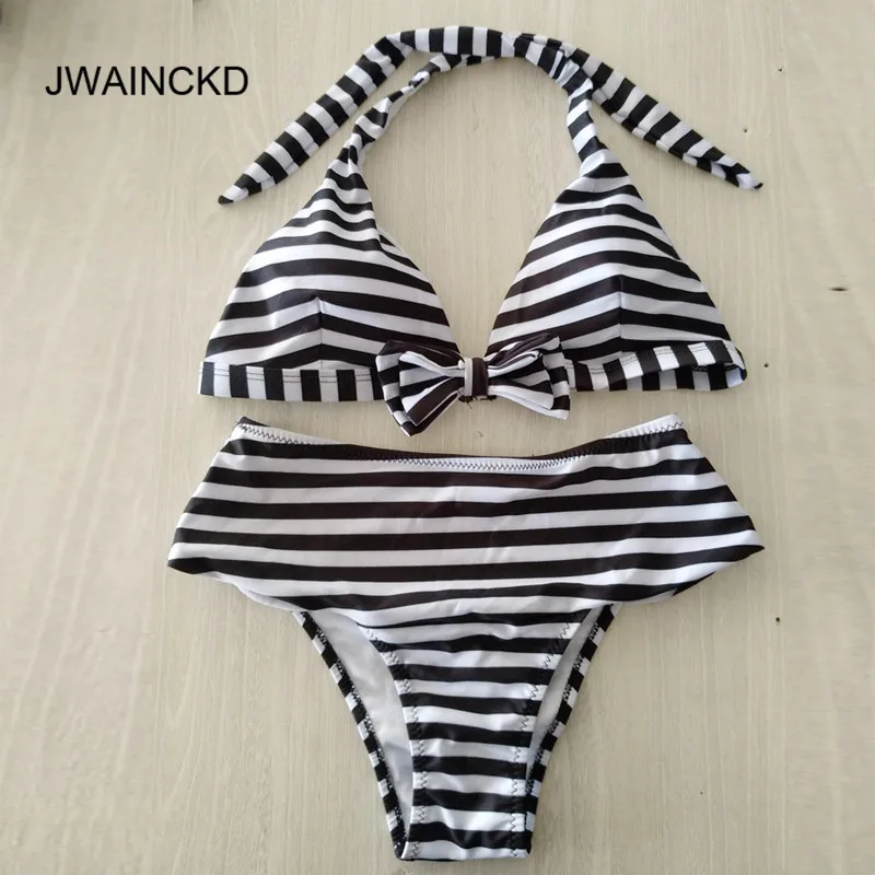 JWAINCKD Bikinis Set Women Swimwear Sexy Striped Pushed Up Paded Swimsuits Bandage Women Bathing Suits Beachwear Halter Biquini
JWAINCKD Bikinis Set Women Swimwear Sexy Striped Pushed Up Paded Swimsuits Bandage Women Bathing Suits Beachwear Halter Biquini