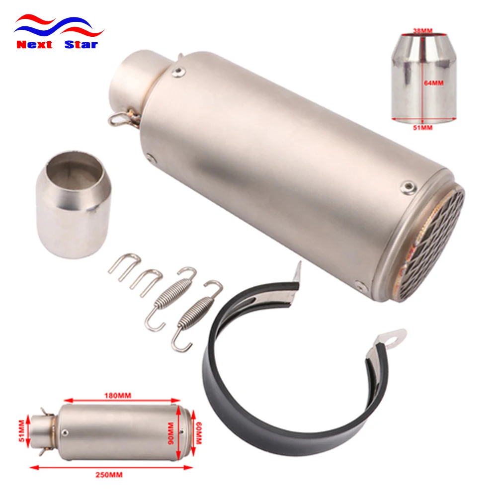 Motorcycle Stainless Steel Exhaust Pipe With Mounting Hardware For 38MM-51MM For KTM YAMAHA SUZUKI BMW HONDA Husqvarna KAWASAKI
Motorcycle Stainless Steel Exhaust Pipe With Mounting Hardware For 38MM-51MM For KTM YAMAHA SUZUKI BMW HONDA Husqvarna KAWASAKI