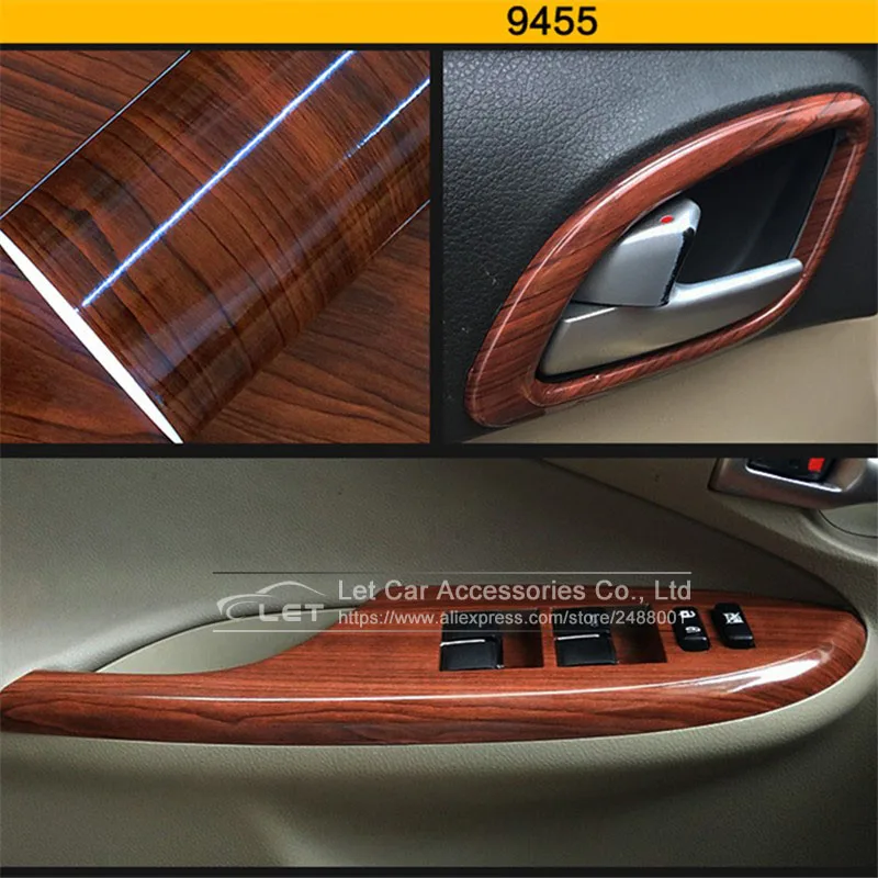 10/20/30/50X152CM Glossy Wood Grain Car Sticker Waterproof Vinyl Film DIY Automobiles Interior Decoration Furniture Decal
10/20/30/50X152CM Glossy Wood Grain Car Sticker Waterproof Vinyl Film DIY Automobiles Interior Decoration Furniture Decal