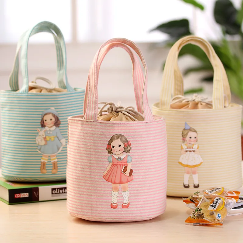 Водонепроницаемая японская изоляционная утепленная кукла bento bag Студенческая