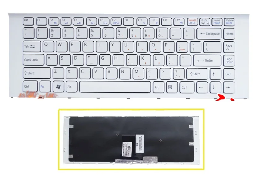 New laptop US Keyboard white for Sony VAIO VPC EA VPCEA VPC-EA VPC-EA21FX 148792421 148792471 148792481 MP-09L13US-8861
New laptop US Keyboard white for Sony VAIO VPC EA VPCEA VPC-EA VPC-EA21FX 148792421 148792471 148792481 MP-09L13US-8861