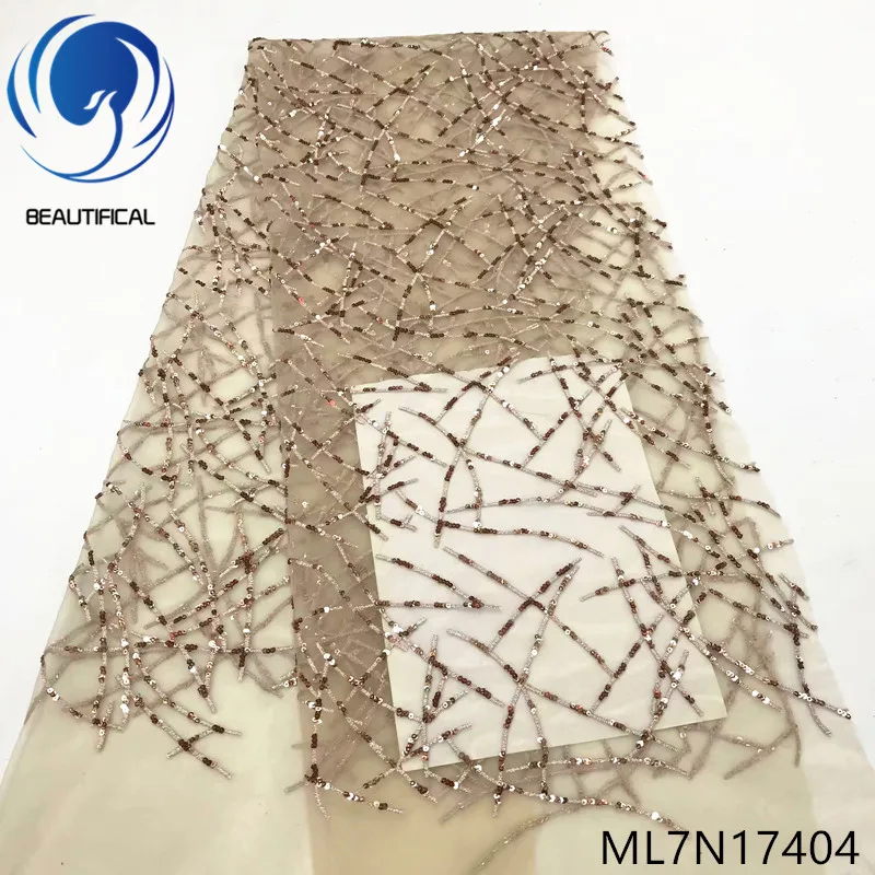 BEAUTIFICAL French Lace African Sequins Lace Fabrics Free Shipping 2019 African Nigerian Laces Sewing ML7N174
BEAUTIFICAL French Lace African Sequins Lace Fabrics Free Shipping 2019 African Nigerian Laces Sewing ML7N174