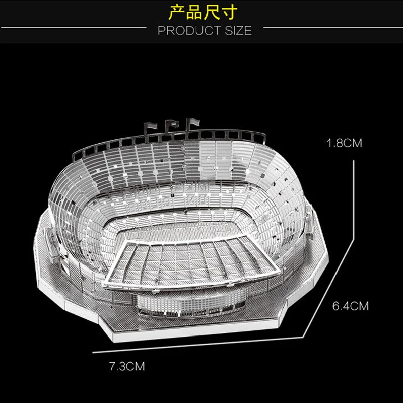 2pcs set NanYuan 3D Metal Nano Puzzle St Peter's Basilica Camp Nou Stadium Build Assemble Model Kits DIY 3D Laser Cut Jigsaw Toy
2pcs set NanYuan 3D Metal Nano Puzzle St Peter's Basilica Camp Nou Stadium Build Assemble Model Kits DIY 3D Laser Cut Jigsaw Toy