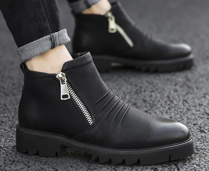 Mens New Style zip dress Boots Fashion mens low heel ankle Boot Genuine Leather Breathable oxfords for men
Mens New Style zip dress Boots Fashion mens low heel ankle Boot Genuine Leather Breathable oxfords for men