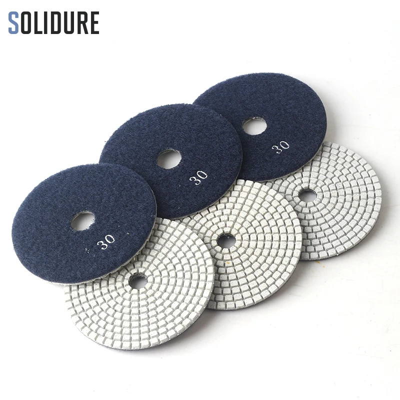 3pcs/set Grit 30# 4 inch 100mm diamond dry or wet polishing pads for dry polishing granite,marble engineered stone and concrete
3pcs/set Grit 30# 4 inch 100mm diamond dry or wet polishing pads for dry polishing granite,marble engineered stone and concrete