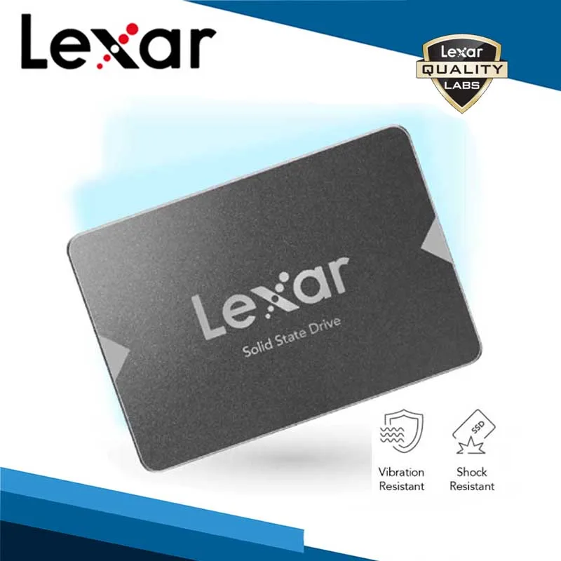 Твердотельный накопитель Lexar 128G 256G 512G NS100 2 5 "SATA III 6 Накопитель SSD 550 МБ/с./с серый