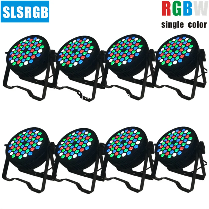 8PCS/LOT NEW FLAT SLIM PAR LED DJ Par Lights 54x3W LED PAR Lights RGBW PAR64 DMX512 Stage Party Show Par64 54x3w LED Stage Light
8PCS/LOT NEW FLAT SLIM PAR LED DJ Par Lights 54x3W LED PAR Lights RGBW PAR64 DMX512 Stage Party Show Par64 54x3w LED Stage Light
