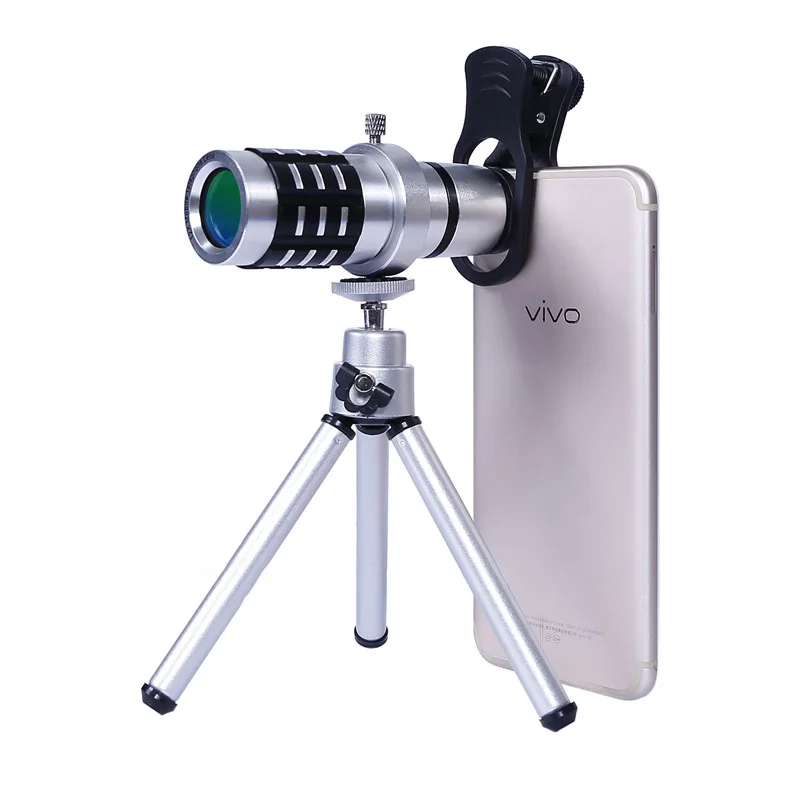Original 12x Zoom Telescope High Quality Telescope Pocket Wide Angle Macro Phone Camera Lenses Telescope with Tripod
Original 12x Zoom Telescope High Quality Telescope Pocket Wide Angle Macro Phone Camera Lenses Telescope with Tripod