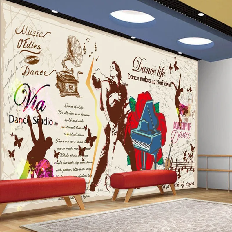 3D photo wallpaper Europe hand painted dance Latin dance room background wall mural high quality wallpaper
3D photo wallpaper Europe hand painted dance Latin dance room background wall mural high quality wallpaper