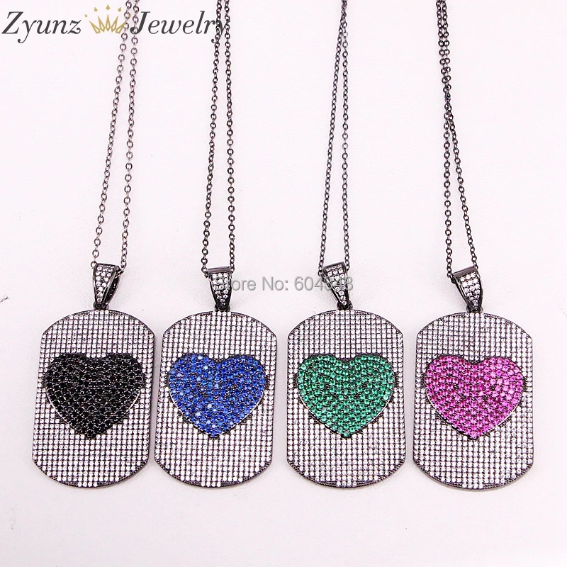 5 Strands ZYZ314-4054 CZ Rectangle with Lovely Heart Pattern Pendant Micro Paved Cubic Zirconia Necklace For Women Girls
5 Strands ZYZ314-4054 CZ Rectangle with Lovely Heart Pattern Pendant Micro Paved Cubic Zirconia Necklace For Women Girls