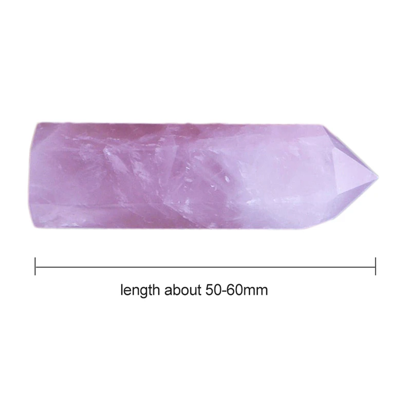 10 pcs 100% Natural Fluorite Crystal Pink Fluorite 50-60MM Quartz Crystal Stone Point Healing Hexagonal Wand Treatment Stone
10 pcs 100% Natural Fluorite Crystal Pink Fluorite 50-60MM Quartz Crystal Stone Point Healing Hexagonal Wand Treatment Stone