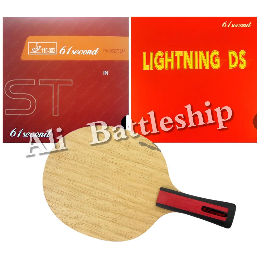 Original Pro comba racket Table Tennis Racket 61second 3004 with 61second Lightning DS and LM ST Long Shakehand FL
Original Pro comba racket Table Tennis Racket 61second 3004 with 61second Lightning DS and LM ST Long Shakehand FL