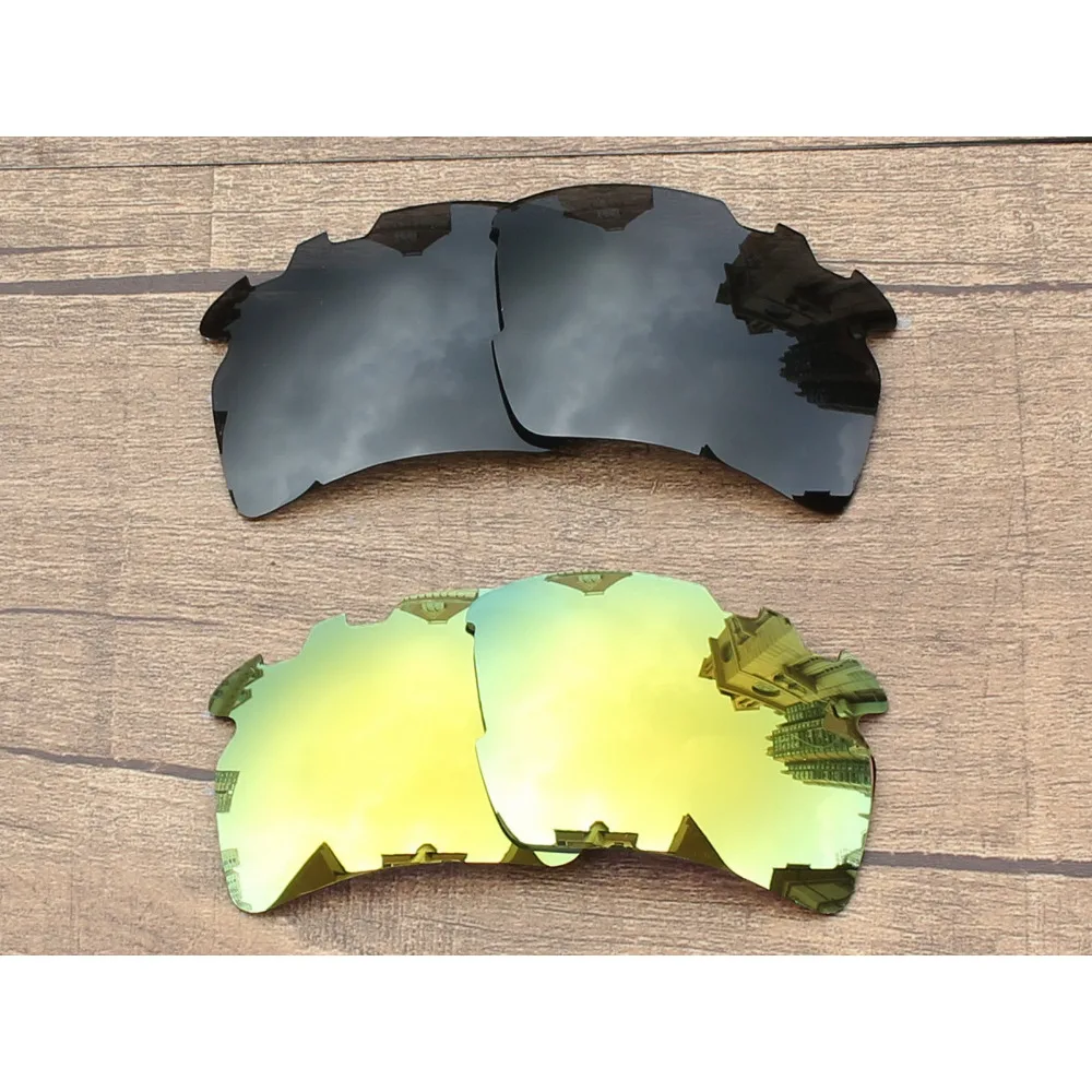 Vonxyz 2 Pairs Stealth Black & 24K Mirror Polycarbonate Replacement Lenses for-Oakley Flak 2.0 XL Vented Frame
Vonxyz 2 Pairs Stealth Black & 24K Mirror Polycarbonate Replacement Lenses for-Oakley Flak 2.0 XL Vented Frame