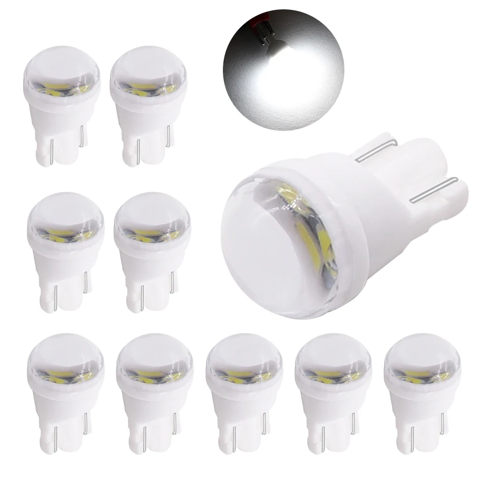 10pcs W5W T10 Ceramic LED Bulb 192 168 White Lamp For Car Wedge Interior Dome Map Door Lights Auto Trunk License Plate Lights
10pcs W5W T10 Ceramic LED Bulb 192 168 White Lamp For Car Wedge Interior Dome Map Door Lights Auto Trunk License Plate Lights