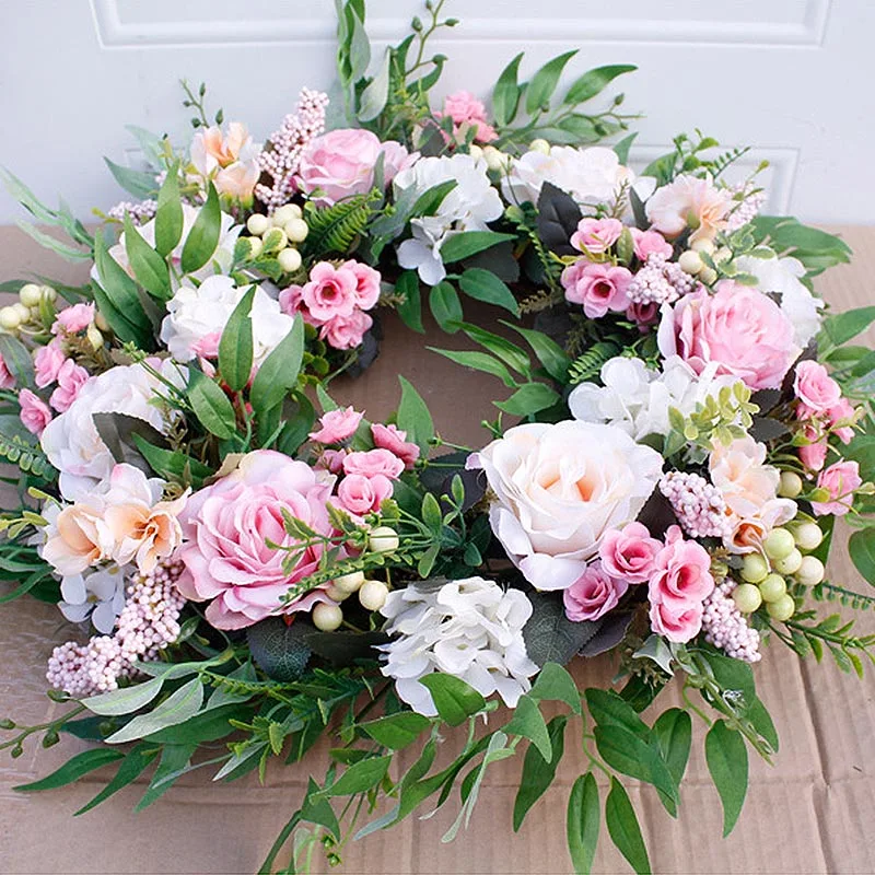 22inch Garden Rose Artificial Hanging Flower Wreath Home Decor Walls Centerpieces New
22inch Garden Rose Artificial Hanging Flower Wreath Home Decor Walls Centerpieces New