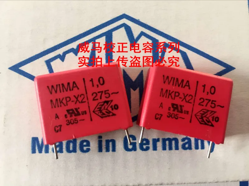 Конденсатор WIMA 275VAC1UF 2020 мкФ 275VAC105 P, горячая Распродажа мм аудио 1,0, 10 шт./20 шт. 
Конденсатор WIMA 275VAC1UF 2020 мкФ 275VAC105 P, горячая Распродажа мм аудио 1,0, 10 шт./20 шт.