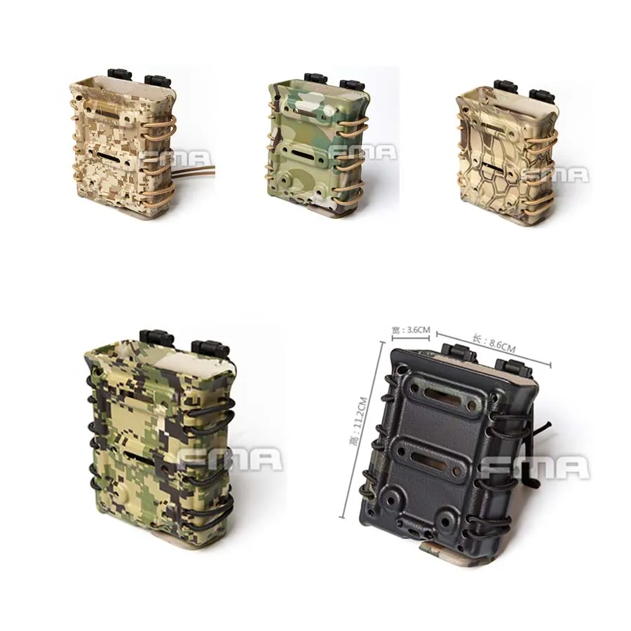 FMA Camo Scorpion RIFLE Mag Single Pouch Carrier 7.62 For Molle TB1267 Tactical Magazine bag Free Shipping
FMA Camo Scorpion RIFLE Mag Single Pouch Carrier 7.62 For Molle TB1267 Tactical Magazine bag Free Shipping