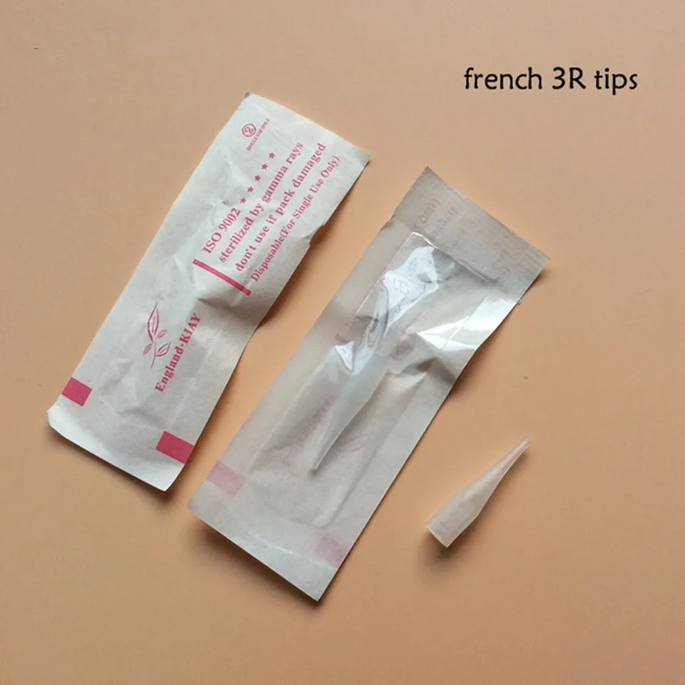 100 pcs/lot Individually Package Giant Sun 3R Needle Tips Permanent Makeup French Tattoo Machine Needle Caps
100 pcs/lot Individually Package Giant Sun 3R Needle Tips Permanent Makeup French Tattoo Machine Needle Caps