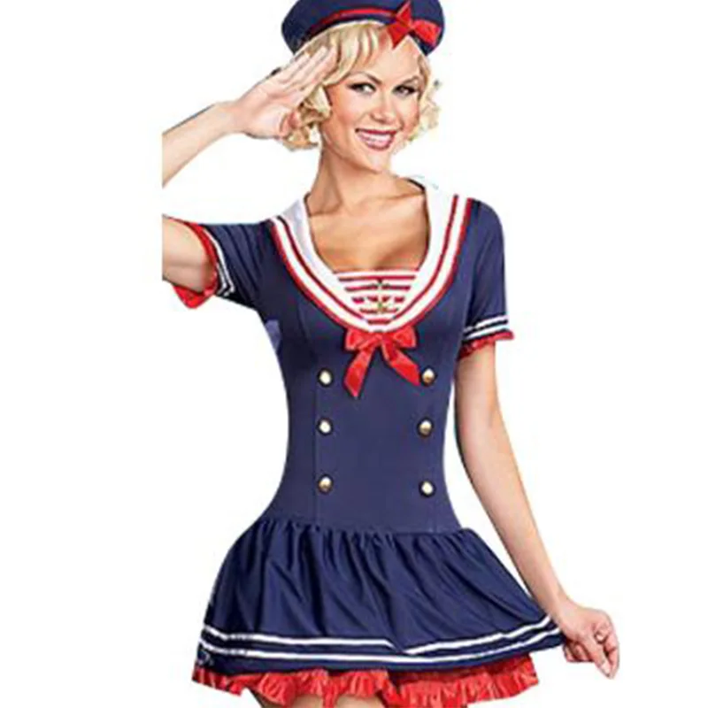 Sexy Women's Sailor Costume Teenage Girls Sailor Fancy Dress Erotic Costumes Adult Halloween Outfits Deguisement Sexy
Sexy Women's Sailor Costume Teenage Girls Sailor Fancy Dress Erotic Costumes Adult Halloween Outfits Deguisement Sexy