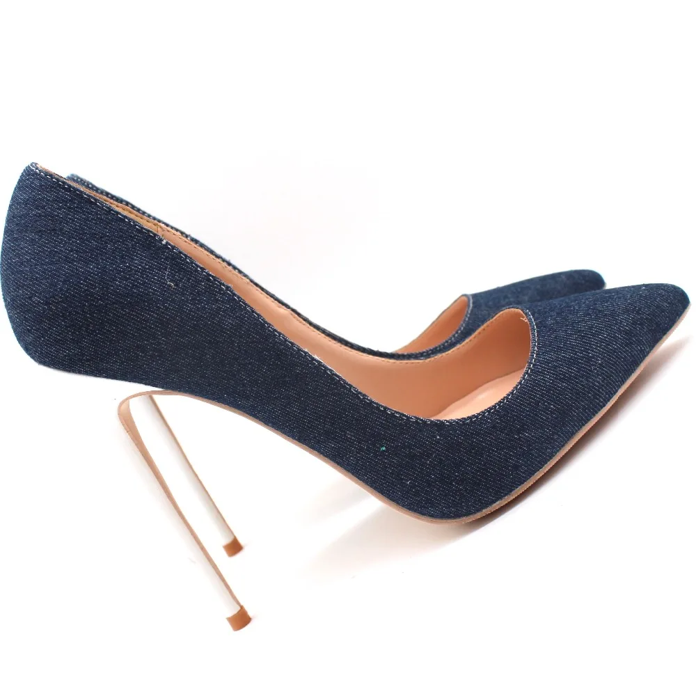 Free shipping fashion women Pumps Blue denim Pointy toe high heels shoes size33-43 12cm 10cm 8cm Stiletto heeled
Free shipping fashion women Pumps Blue denim Pointy toe high heels shoes size33-43 12cm 10cm 8cm Stiletto heeled
