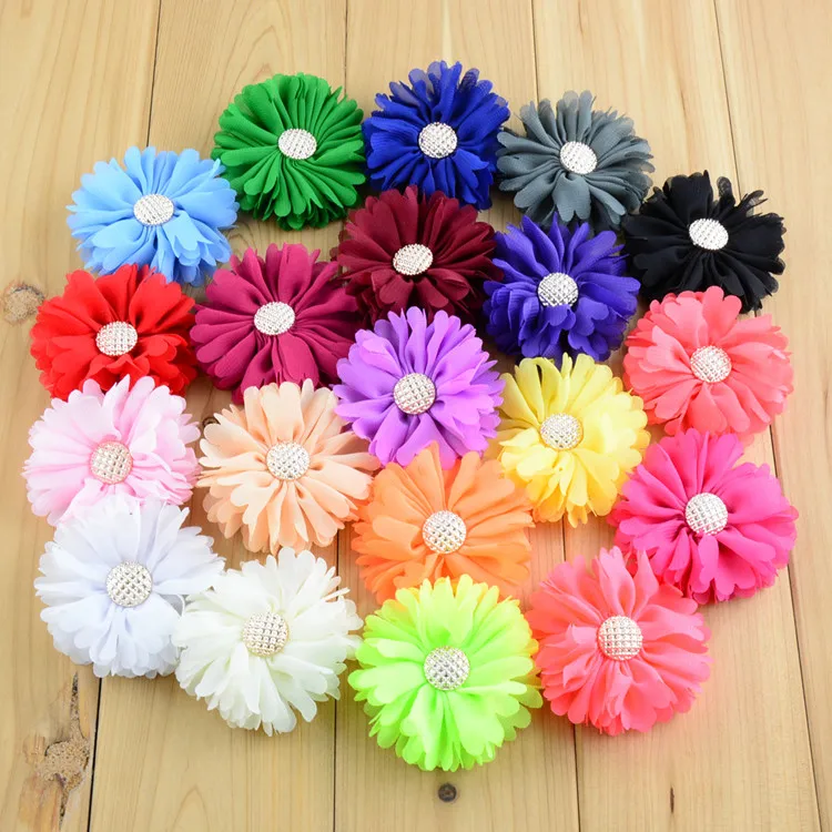 Yundfly 10PCS New Chiffon Fabric Flower with Shine Button For Baby Girls Hair Ornaments Accessories Hair Flower
Yundfly 10PCS New Chiffon Fabric Flower with Shine Button For Baby Girls Hair Ornaments Accessories Hair Flower