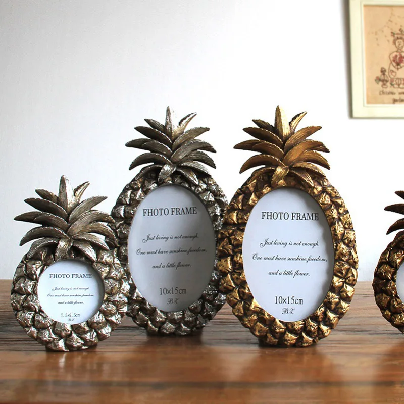 Ellipse Pineapple Retro Style Photo Frame Hot Sale Resin Desktop Picture Frames Best Birthday Gift Photo Frame Gold And Silver
Ellipse Pineapple Retro Style Photo Frame Hot Sale Resin Desktop Picture Frames Best Birthday Gift Photo Frame Gold And Silver
