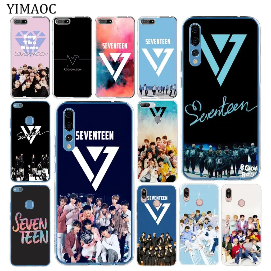 Мягкий силиконовый чехол YIMAOC Seventeen 17 Kpop для Huawei Mate 30 20 Pro 10 Lite Nova 5I 4 3i 3 2i 2 Lite|Бамперы|