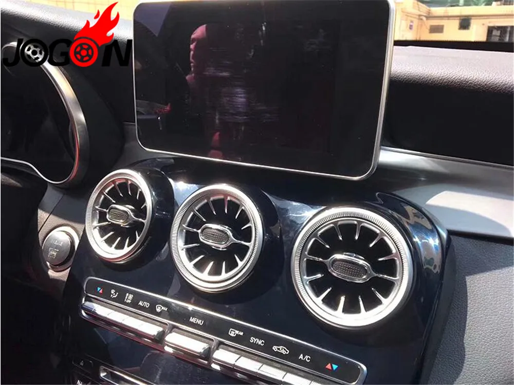 Accessories Car Turbo style Central Console Air Vent Trim For BENZ C GLC CLASS W205 X253 2015 2016 2017 2018 2019 Car styling
Accessories Car Turbo style Central Console Air Vent Trim For BENZ C GLC CLASS W205 X253 2015 2016 2017 2018 2019 Car styling