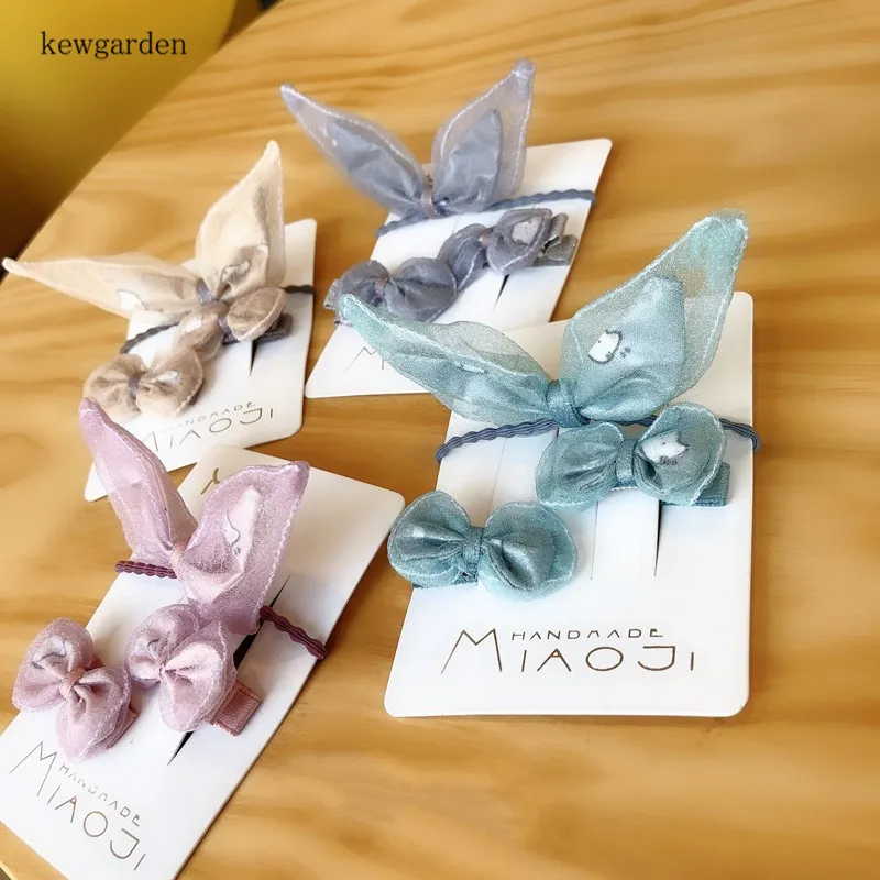 Kewgarden Baby Girls Hair Accessories Cute Rabbit Ear Elastic Hair Bands Hairpin Barrettes Hairclip Headwear Clips 3 Pcs / Set
Kewgarden Baby Girls Hair Accessories Cute Rabbit Ear Elastic Hair Bands Hairpin Barrettes Hairclip Headwear Clips 3 Pcs / Set