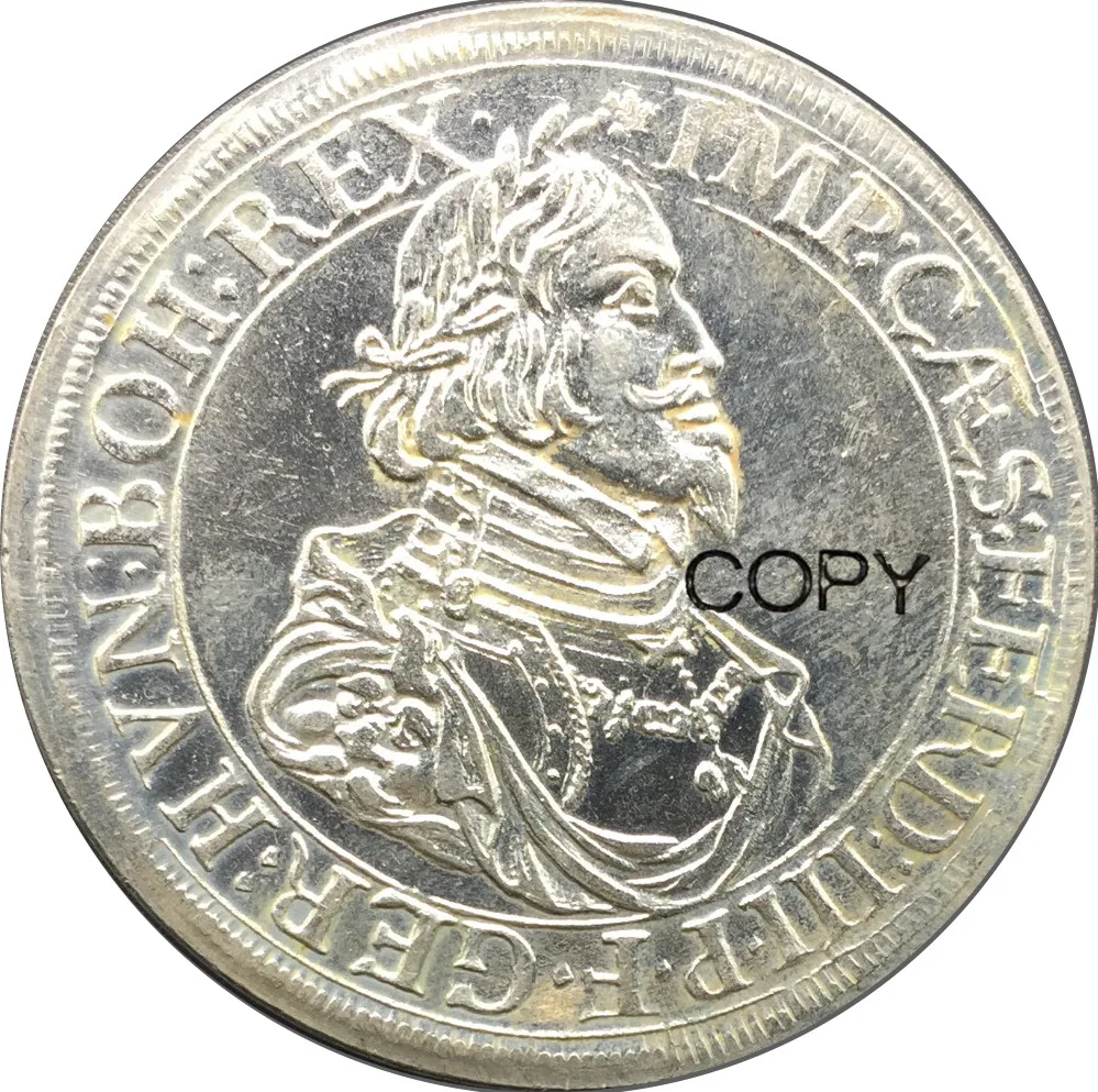 Германия, свободный город Аугсбург, 1 герметик-Ferdinand III, 1643 Латунное покрытие, серебряные копировальные монеты
Германия, свободный город Аугсбург, 1 герметик-Ferdinand III, 1643 Латунное покрытие, серебряные копировальные монеты