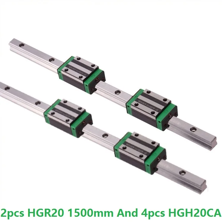 2 шт. линейная направляющая HGR20-L 1500 мм и 4 шт. HGH20CA линейные узкие скользящие блоки ЧПУ части маршрутизатора
2 шт. линейная направляющая HGR20-L 1500 мм и 4 шт. HGH20CA линейные узкие скользящие блоки ЧПУ части маршрутизатора