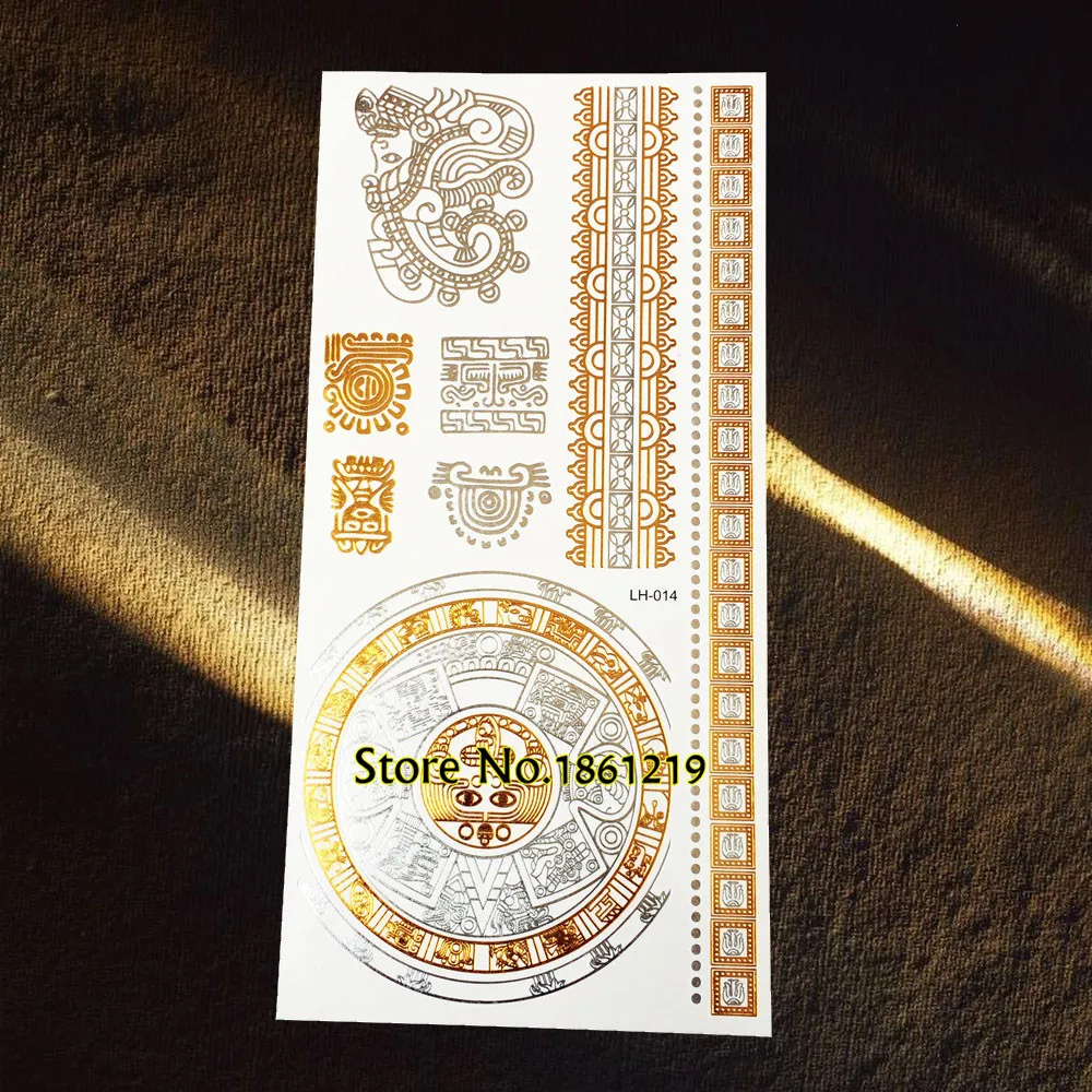 1PC New Gold Silver Flash Metallic Temporary Tattoo Stickers GGLH-7 Anchor Chain Necklace Design Waterproof Tattoo Makeup Tattoo
1PC New Gold Silver Flash Metallic Temporary Tattoo Stickers GGLH-7 Anchor Chain Necklace Design Waterproof Tattoo Makeup Tattoo