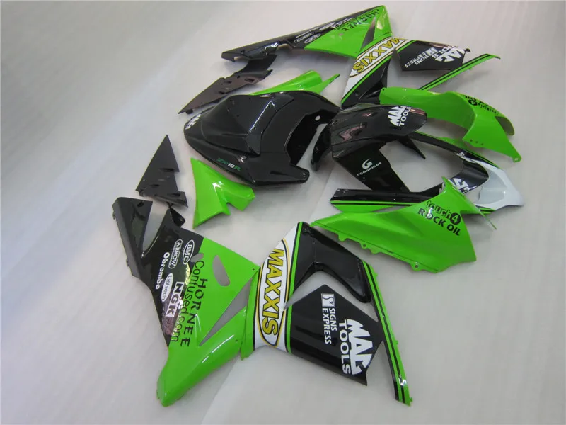 Custom painted Fairing kits for Kawasaki ZX10R 2004 2005 NINJA ZX-10R 04 05 green black ABS aftermarket fairings set YV1
Custom painted Fairing kits for Kawasaki ZX10R 2004 2005 NINJA ZX-10R 04 05 green black ABS aftermarket fairings set YV1