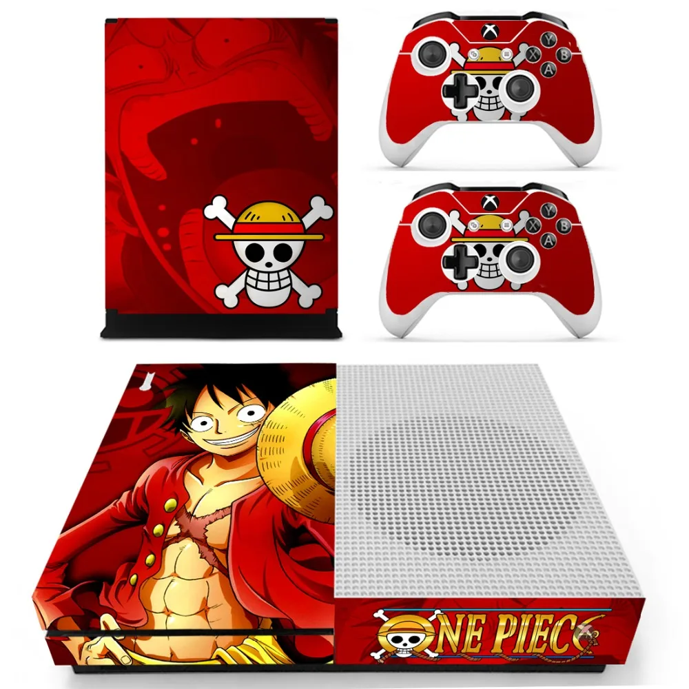 Anime One Piece Luffy Skin Sticker Decal For Xbox S Console and Controllers for Slim Stickers Vinyl | Электроника