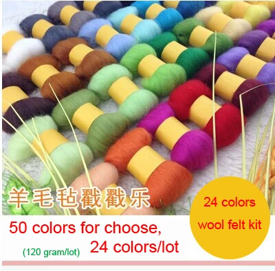 Free Shipping Wool Felt Poke Fun Handmade Diy Kit Material 5g/Colour 50colour For Choice 24colours/lot
Free Shipping Wool Felt Poke Fun Handmade Diy Kit Material 5g/Colour 50colour For Choice 24colours/lot