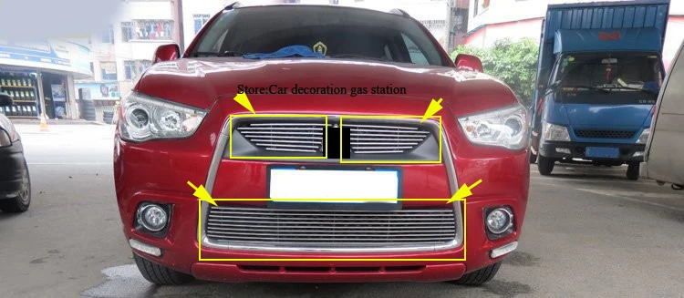For Mitsubishi ASX 2013 2014 High quality stainless steel Front Grille Around Trim Racing Grills Trim 2014
For Mitsubishi ASX 2013 2014 High quality stainless steel Front Grille Around Trim Racing Grills Trim 2014