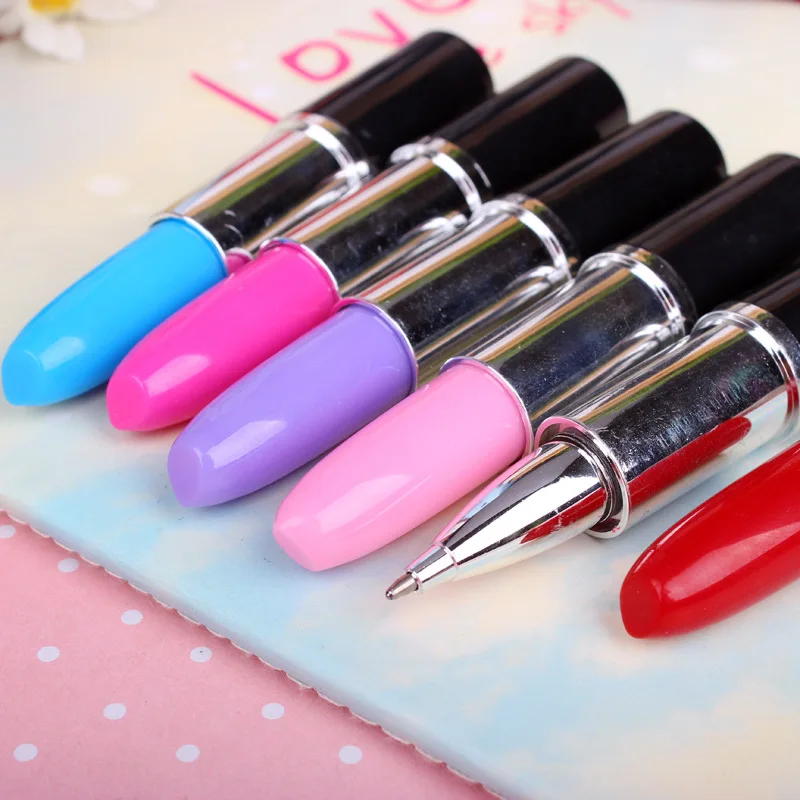 5PCS/lot Cute Stationery Ballpoint Pen Simulation Modeling Lipstick Pens School Office Writing Ballpen
5PCS/lot Cute Stationery Ballpoint Pen Simulation Modeling Lipstick Pens School Office Writing Ballpen