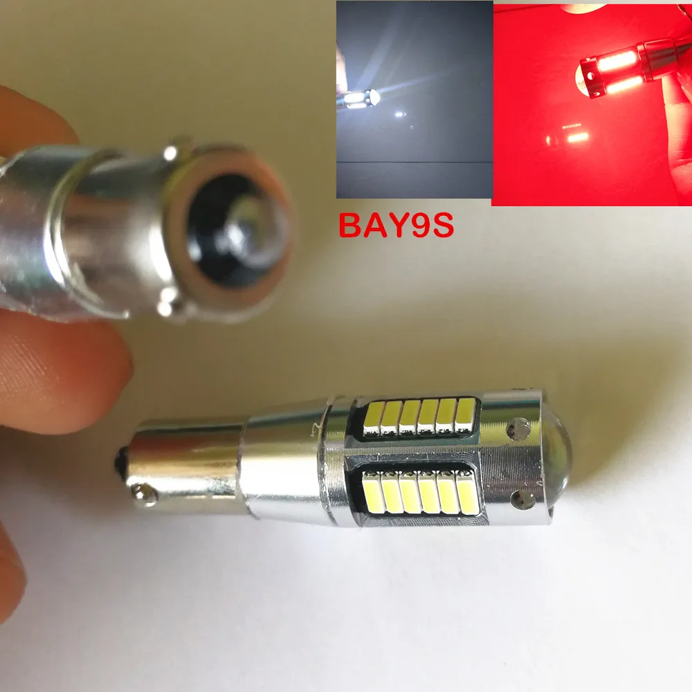 One pair 30W upgraded Red H21W, BAY9s 120 degress replacement LED bulbs For Car Parking Light,Backup Reversing Bulb DRL White
One pair 30W upgraded Red H21W, BAY9s 120 degress replacement LED bulbs For Car Parking Light,Backup Reversing Bulb DRL White