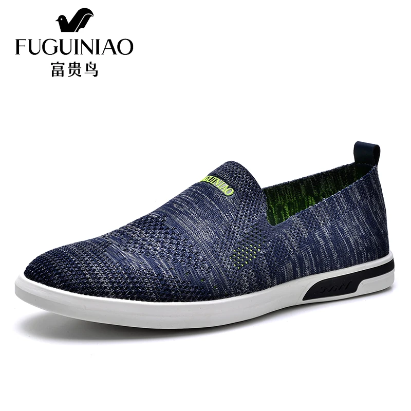 FUGUINIAO Мужчины Горячие Продаж Повседневная Лето Легкий Воздух Сетки Обувь Для